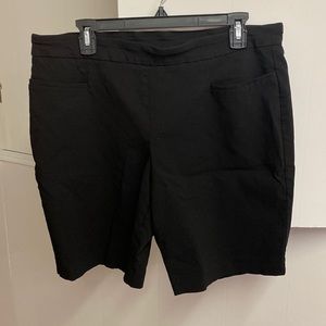 Black time and true polyester shorts size XL (16/18). Like new